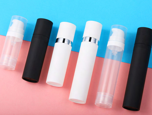 Leerer Luftloser Lotionbehälter Pump Dispenser Reiseschampoflasche 5ml 10ml 15ml 25ml