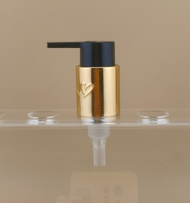 Schwarz- und Goldcreme-Pumpe mit Druck K702-1 für Kosmetikflaschen
