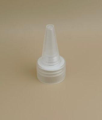 Transparente, gerippte Geleekappe aus Kunststoff für Farbflaschen