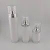 Luxuriöse, nachfüllbare 30 ml Rundspray-Kunststoff-Kosmetik-Serum-Lotion-Acryl-Airless-Pumpflasche