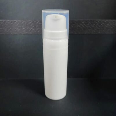 Kosmetische Verpackung, 30 ml, Airless-Pumpflasche, weiße Plastikflasche, Lotionspumpe, PP-Flasche
