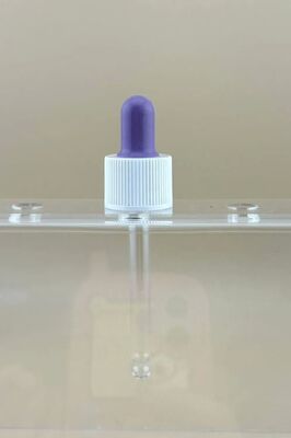 Essenzöl Hautpflege Gummi-Gürtel-Tropfdropper mit verstellbarer Länge Glasrohr