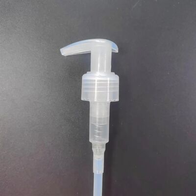 Pumpkopf 2cc Dispenser Lotion Pump 28/410 glänzendes Silber Metallisiert