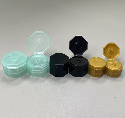 Oktogonal 24mm Flip Top Kappen Kunststoff spezielle Form Snap Kappen