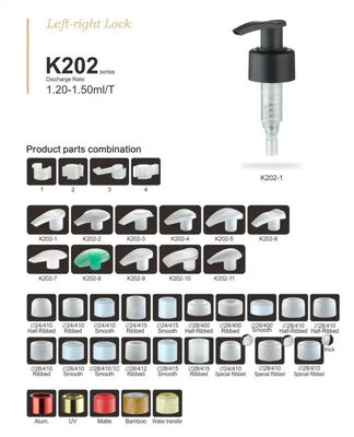 24/410 28/410 Plastik-Dispenser Handflaschenpumpe für Shampoo K202-2