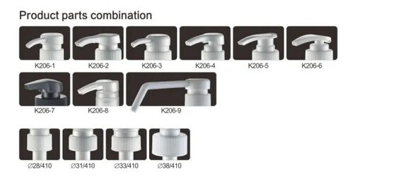PP-Plastikflasche mit langem Nasenhals für Sanitärmittel K206-9