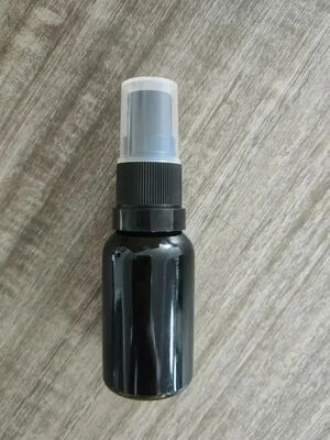 15 ml 30 ml 50 ml 100 ml Manipulationssichere Sprühpumpe mit schwarzer Glasflasche