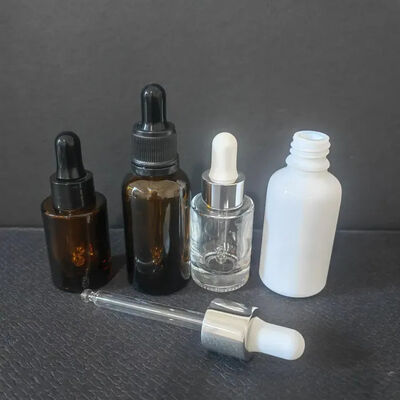 Großhandel leere kosmetische Braunglas-Körperöl 15 ml 20 ml 30 ml Tropfflasche