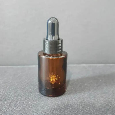 10 15 20 30 50 ml Klarglas-Tropffflasche mit elektrochemischem Aluminium-Gold-Rosenring für Kosmetika