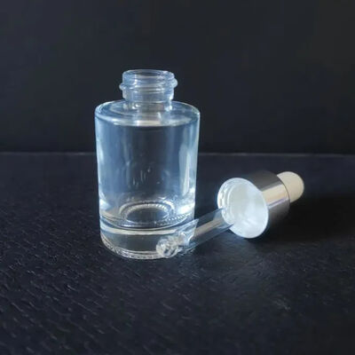 30 ml 50 ml Flat Square Rectangle Luxury Dropper Ätherische Öle Glasflaschen für Körperöl