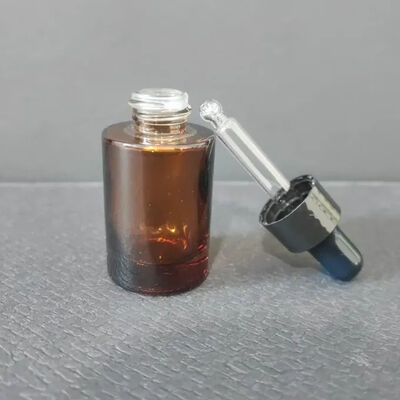 Custom Luxury Clear Empty Glass Flasche Custom Farbe 15ml ätherisches Öl Tropffflasche