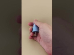 Kosmetikflaschen Blau Gerippt Feinnebel-Sprühkopf Trigger K302