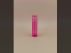 Kleine, glatte, transparente Rosen-Lippenbalsam-Verpackung für Lippenstifte