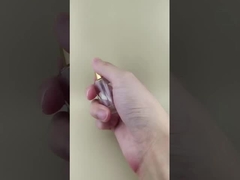 Kundenspezifische Lotion-Spenderpumpe für Tropfflaschen für Gesichtsessenz mit gelbem Schraubdeckel und kleiner Größe