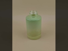 Neues Design Matcha-Grün glatte Glasflasche für Lotion zum Einweichen
