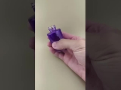 Neues Design allmähliche Änderung Klar lila glatte Glasflasche K-GBL30 für Einweichen Lotion