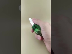 Neues Design Klar Gradual Change Dunkelgrün Glatte Tropffflasche K-GBL30 für Essence