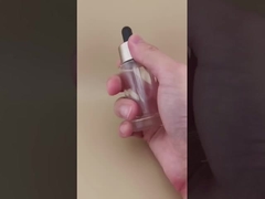 Neues Design, klare, glatte, abgestumpfte Pyramiden-Tropfflasche für Essenz