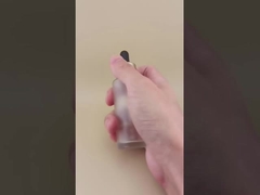 Neues Design durchsichtige matte runde Trinkflasche für Lotion