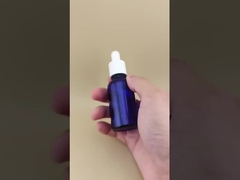 Zartes Design, klares, dunkelblaues, glattes, rundes Tropfflasche für Hautpflege