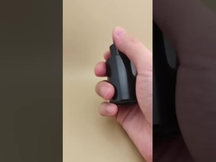 Neuer Entwurf Klar Schrittweise Änderung Schwarz Glatte runde Tropffflasche K-GBL30 Für Essenz