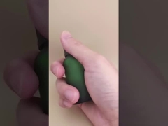 Zartes Design, klare, dunkelgrüne Glasflasche für Essenz