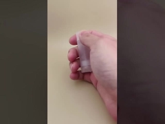 Durchsichtige kleine Ellipse Lippenbalsamverpackung für Lippenstift