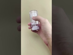 Klare, kleine, runde, glatte Lippenbalsam-Verpackung für Lippenstifte