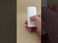 Weiße, flache, glatte Lippenbalsam-Verpackung für Lippenstifte