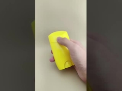 Gelbe, große, glatte Lippenbalsam-Verpackung 2308 für Lippenstifte