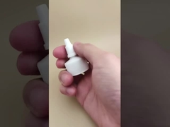 Weiße Kunststoff-Rippen-Gelee-Kappe für Farbflaschen