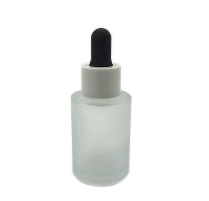 Bereifte weiße Tropfflaschen ungiftiges K1004 15ml 30ml des ätherischen Öls
