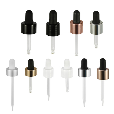 Goldener silberner Plastiktropfenzähler des ätherischen Öls übersteigt K1007 15ml 30ml recyclebar