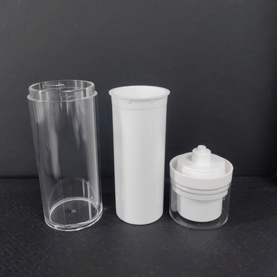 Kapazität 50 ml-120 ml Luftlose Pumpflasche In Weiß Schwarz Transparent