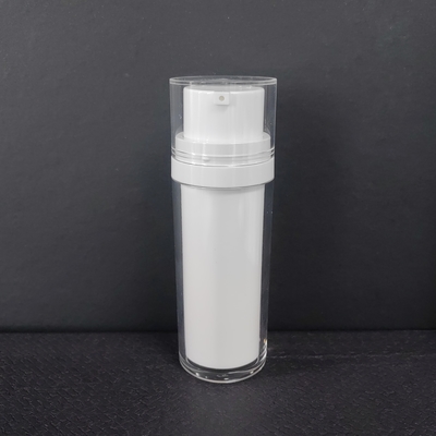 Kapazität 50 ml-120 ml Luftlose Pumpflasche In Weiß Schwarz Transparent