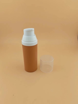 15 ml 30 ml 50 ml Plastikflasche mit klarem, luftlosem Pumpen für kosmetische Verpackungen