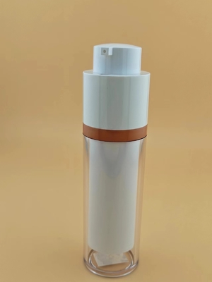 Großhandel Rotary Cosmetic Packaging Round Twist Up Hautpflege Luftlose Flasche