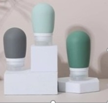 Leckdichtes tragbares leeres Shampoo Reisegröße Silikonflaschen Fettbehälter