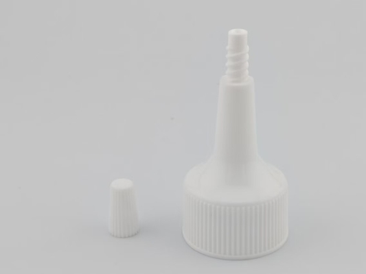 PP-Flaschenhülle 24 mm weiße Gürtel-Schraubverschlusskappe