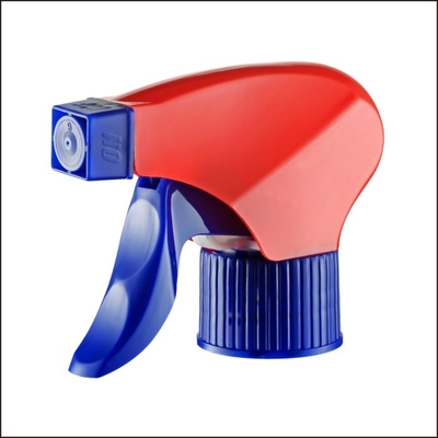 Personal Care Hand Trigger Spray benutzerdefiniertes blau-weißes Wasserspray mit PP-Material