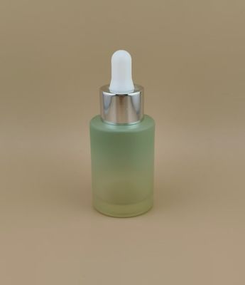 Neues Design Klarer allmählicher Wechsel Matcha Grün Matte Runder Tropffflasche K-GBL30 für Essence