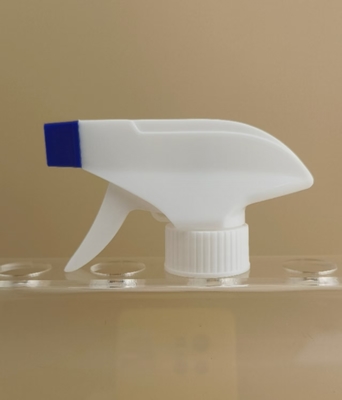 PP Kunststoff Weiß Trigger Pump Sprayer Roter Knopf K101-8 für Kosmetikflaschen