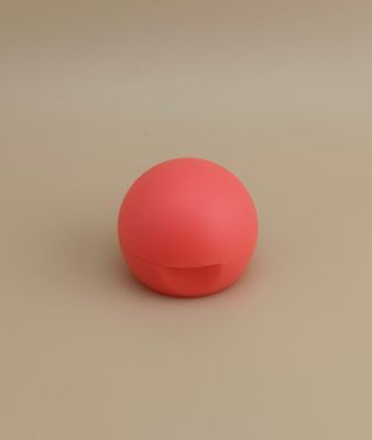 Lichtrotes, glattes, mattes Kugeldeckel aus Kunststoff für Kosmetikflaschen
