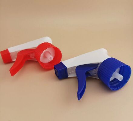 Kosmetische 28mm 28/400 28/410 Gürtelblau-weiß Portable Handpumpe Kunststoff-Schwerlast-Reinigung Trigger Sprayer