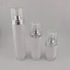 Luxuriöse, nachfüllbare 30 ml Rundspray-Kunststoff-Kosmetik-Serum-Lotion-Acryl-Airless-Pumpflasche