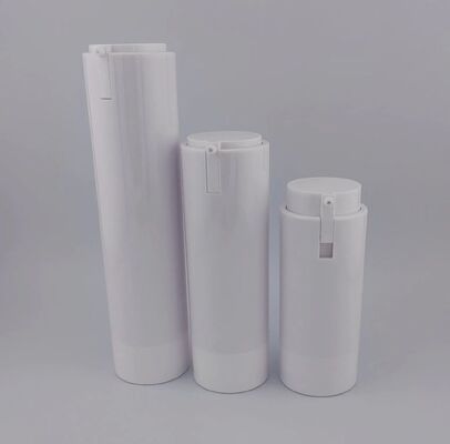 Weiße, reisefreundliche, leere, luftlose Flasche 50 ml