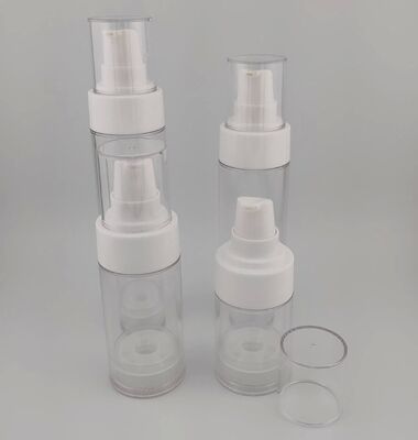 Pink Lotion Pump Portable Leere Luftlose Flasche für Kosmetik