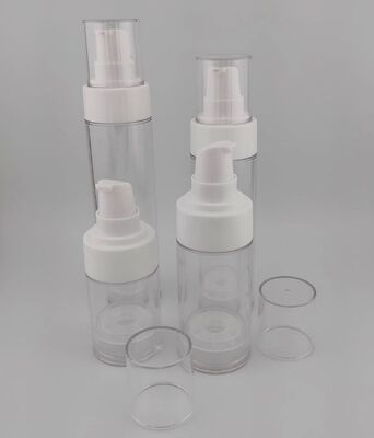 Pink Lotion Pump Portable Leere Luftlose Flasche für Kosmetik