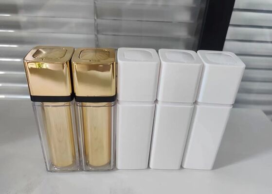 Tragbare Mini-Airless-Flasche mit Gummiboden für Kosmetika