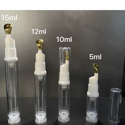 Hohe Qualität Luftlose Pumpenflasche Plastik PP Serum Luftlose Vakuum Kosmetikflasche für Augenserum